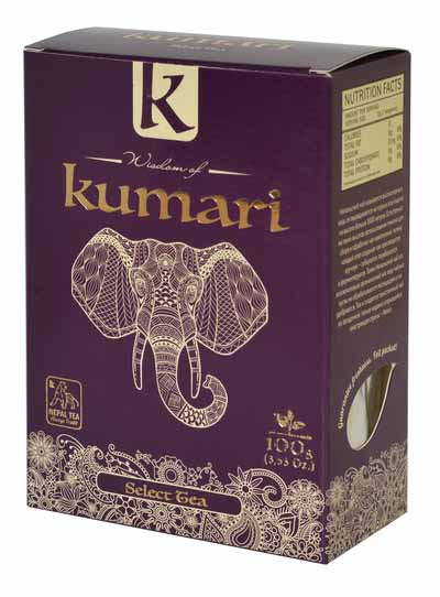 Kumari Select / Кумари Селект, черный среднелистовой чай Fbop (ФБОП), 100 гр, Непал
