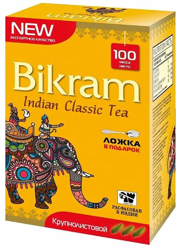 Bikram TGFOP / Бикрам ТГФОП черный крупнолистовой чай, 100 грамм, Индия