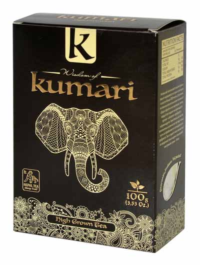 Kumari High Grown / Кумари Хай Граун, крупнолистовой черный чай стандарт OP1(ОП1), 100 гр, Непал