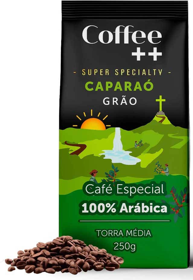 Coffee ++ Caparao в зернах, пакет 250 грамм, Бразилия