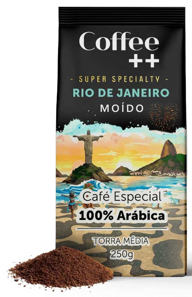 Coffee ++ Rio de Janeiro/ Кофе++ Рио-де-Жанейро молотый, пакет 250 грамм, Бразилия