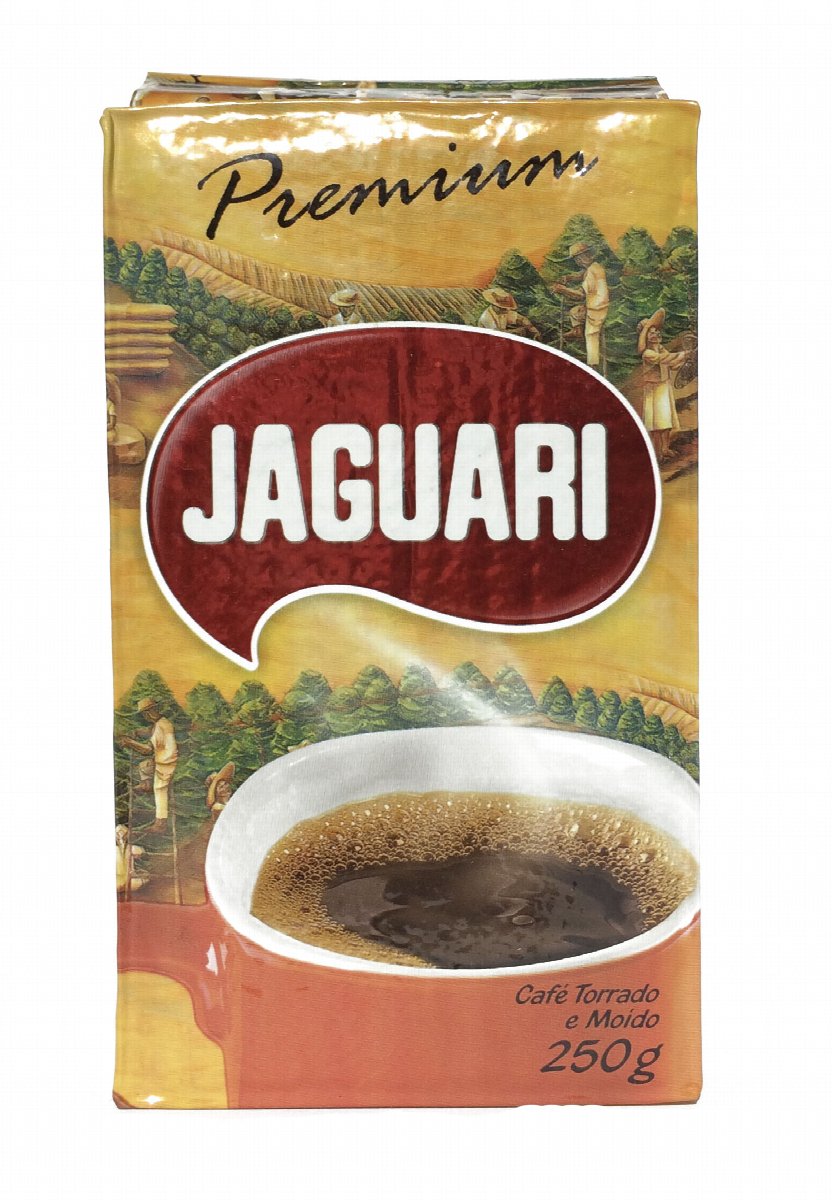 Jaguari Premium / Ягуари премиум молотый, кофе обжаренный, пакет 250 гр., Бразилия