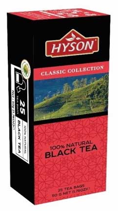 Hyson Classic / Хайсон Классический черный пакетированный чай 25 шт*2 гр., Цейлон