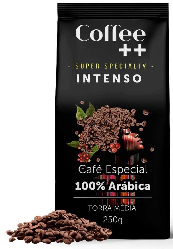 Coffee ++ Intenso/ Кофе++ Интенсо, в зернах, пакет 250 грамм, Бразилия