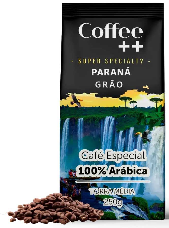 Coffee ++ Parana/ Кофе++ Парана, в зернах, пакет 250 грамм, Бразилия